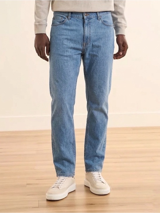 Zegna Other - ❌SOLD❌115 ZEGNA Men's Slim Fit Roccia City Cotton-Linen Jeans - Blue, 36R
